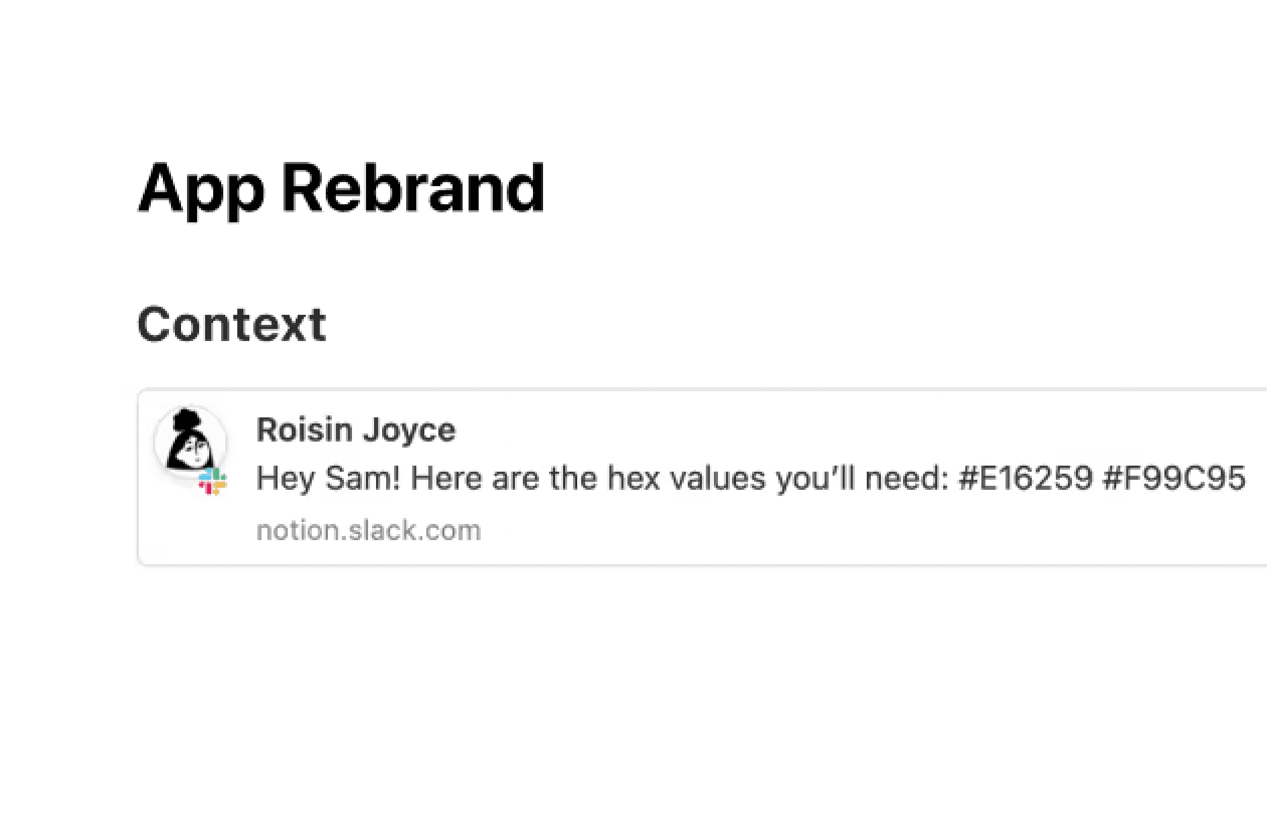 Integración de Slack