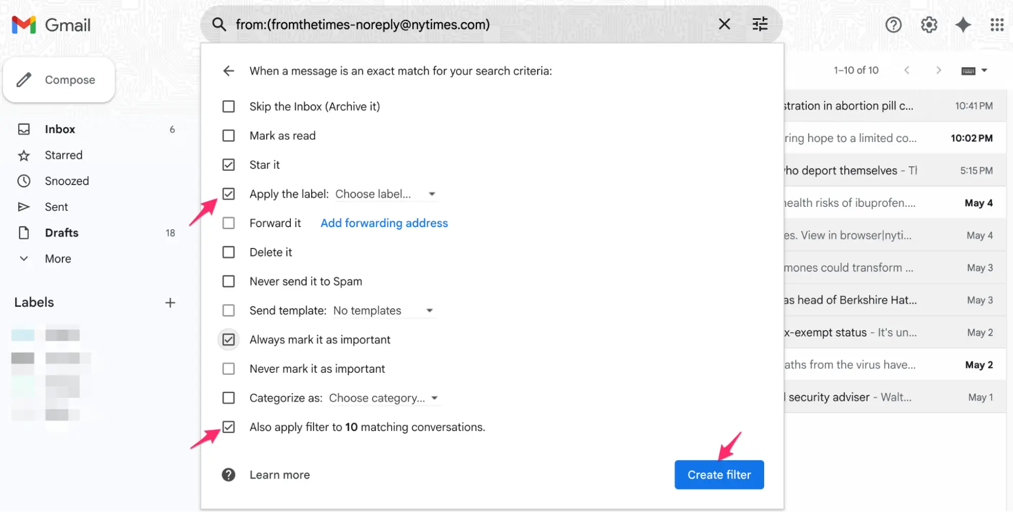 Source: Gmail screenshot