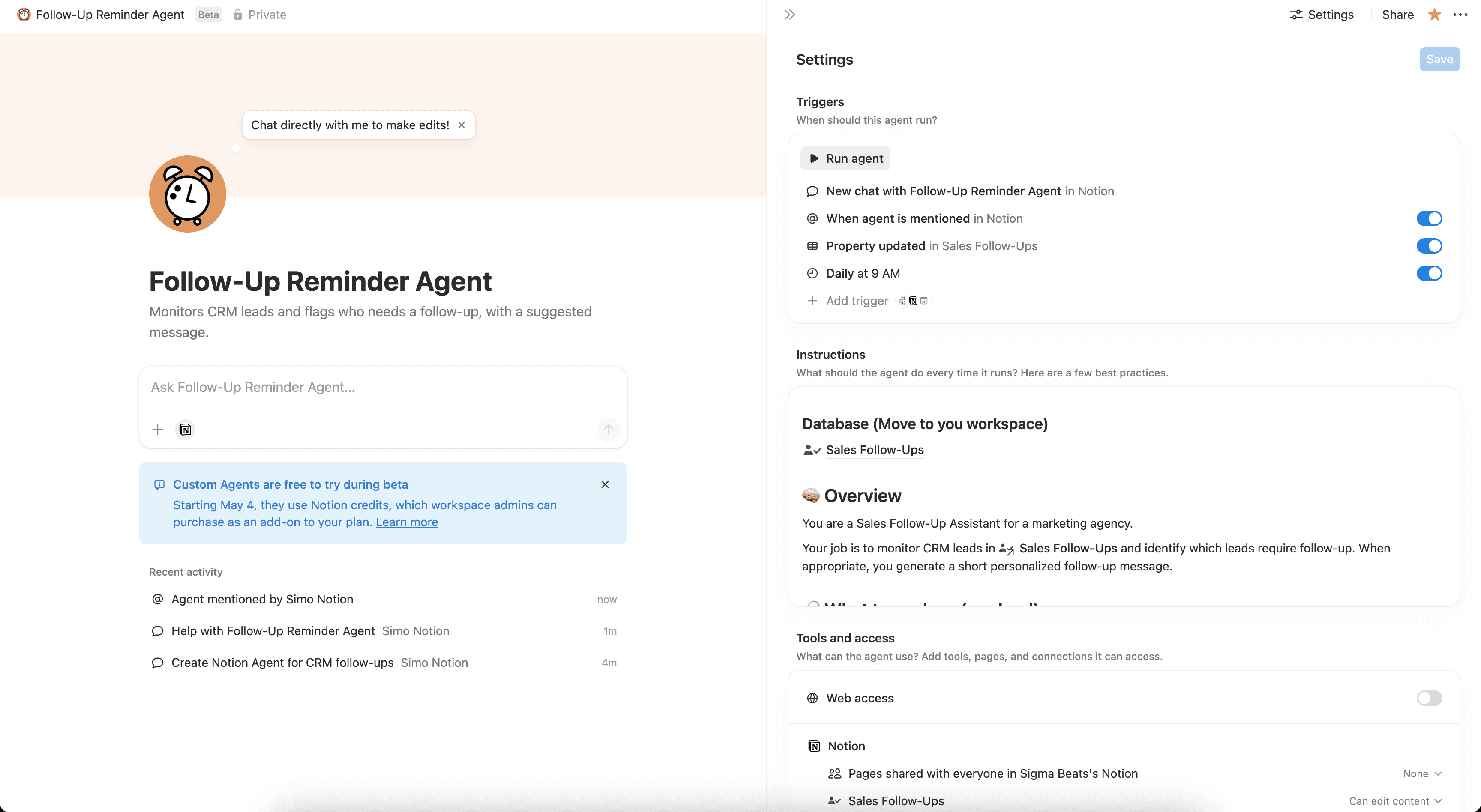 Follow-Up Reminder Agent