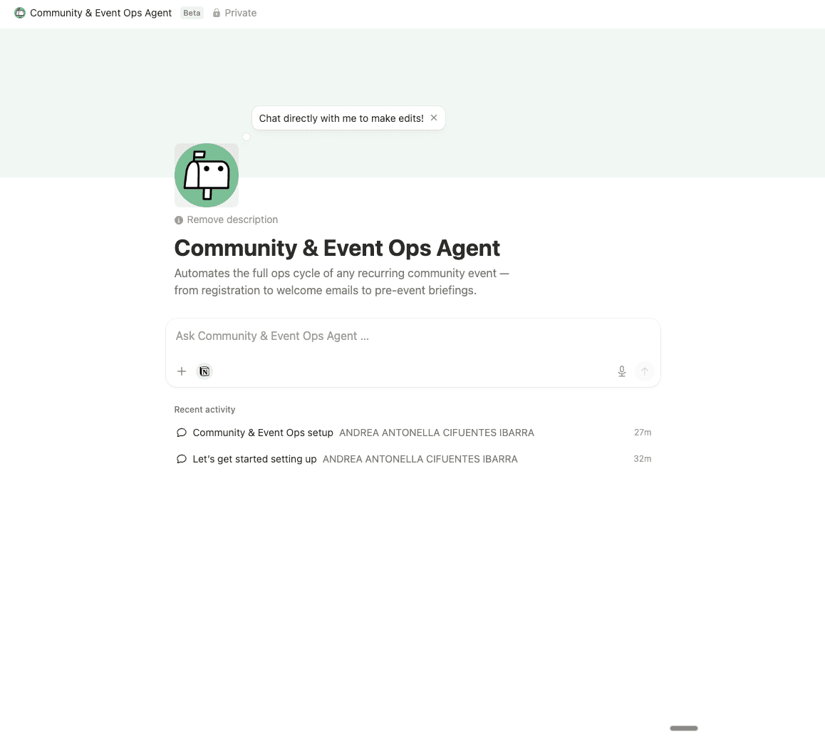 Community & Event Ops Agent