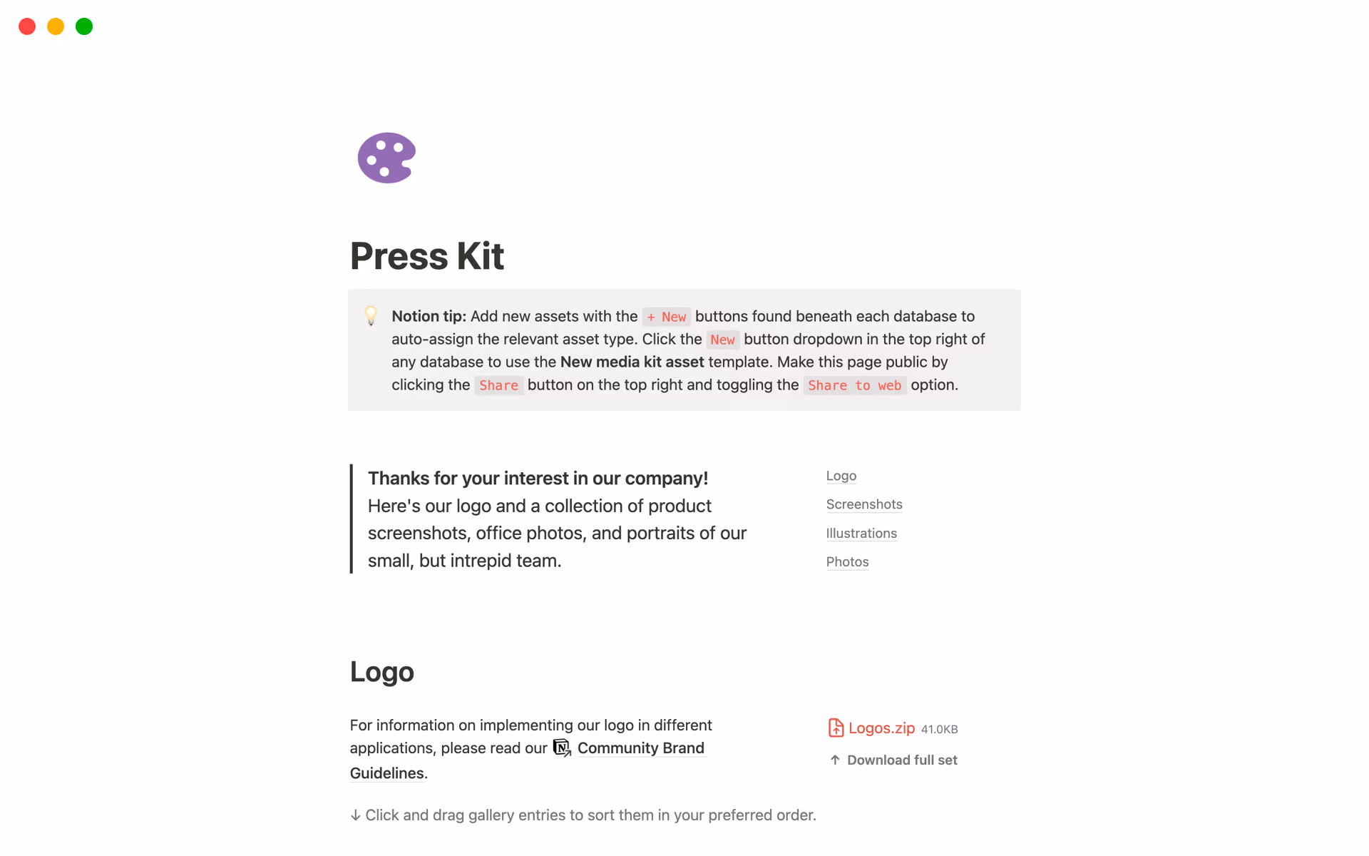 Image for top-6-public-relations-kit-templates-in-notion