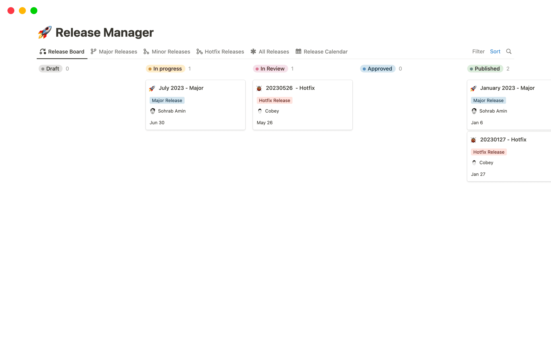 top-8-release-tracking-templates-in-notion 內的圖片
